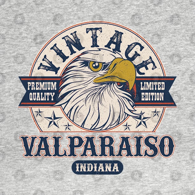 Valparaiso Indiana Retro Vintage Limited Edition by aavejudo